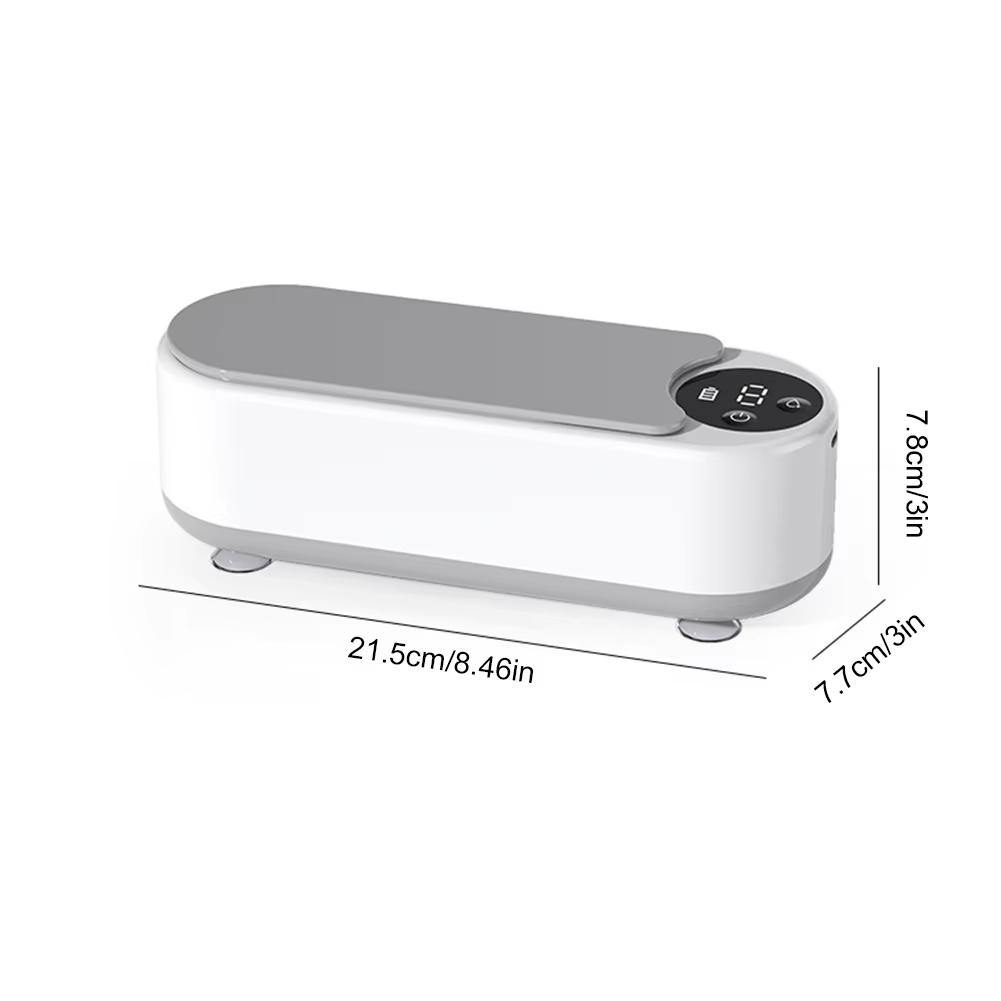 Ultrasonic Cleaner Wireless Glasses Cleaning Machine Eyewear Watch Jewelry Braces Cleaner Vibration Cleaning Box Removing Stains