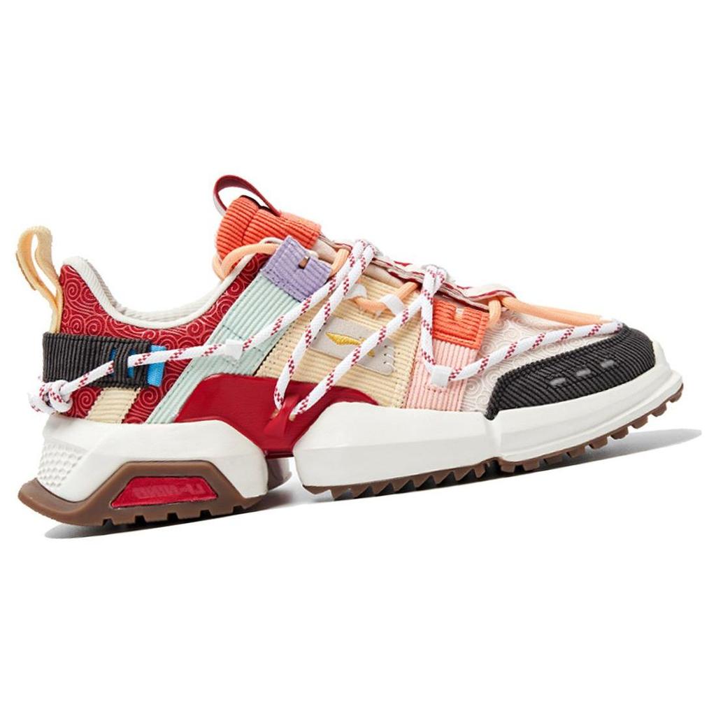 Li Ning Pangu CNY "Daily Prosperity" Shock Absorbing Non-Slip Wear-Resistant Breathable Lightweight Low-Top Sports Casual Shoes AGLR139-1