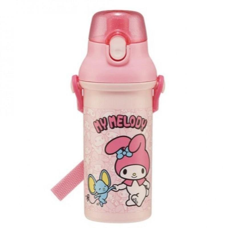 Kids Water Bottle 480ml Leakproof PP Cup With Strap Cartoon Print School Outdoor Sports Children Student