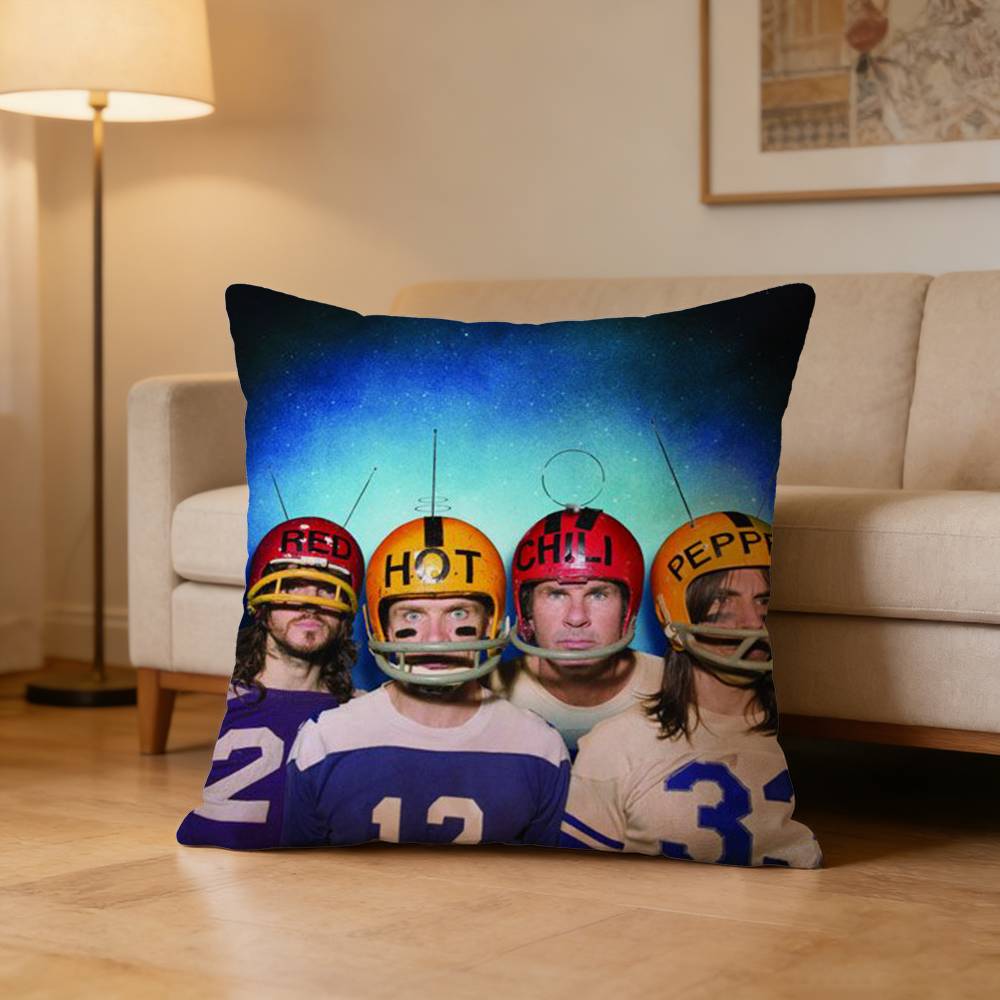 R-Red Hot Chili Peppers Band Pillow Case Cushion Cover Throw Pillow Case For Car Sofa