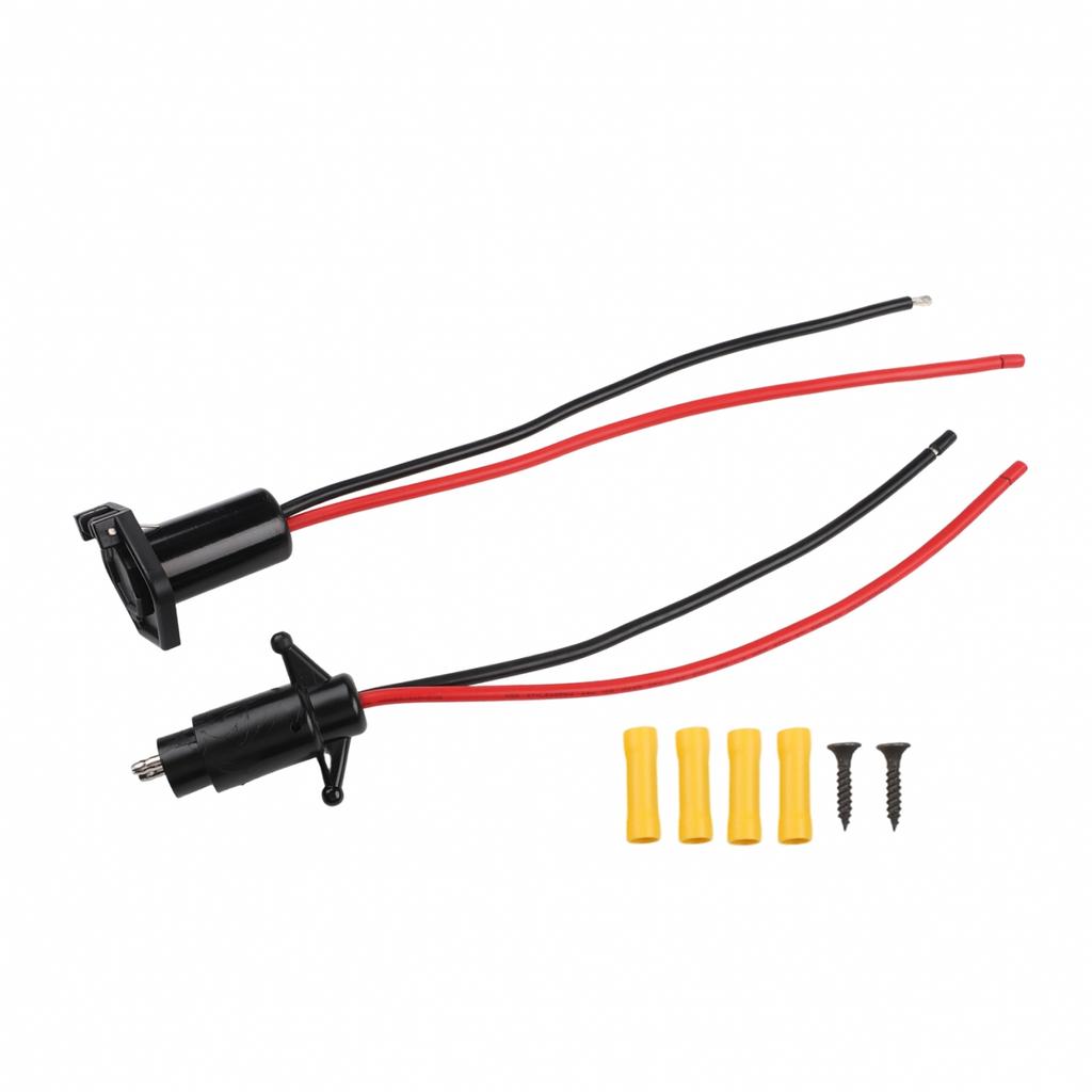 Easy Installation and Removal 12V Trolling Motor Male Female Connector Kit