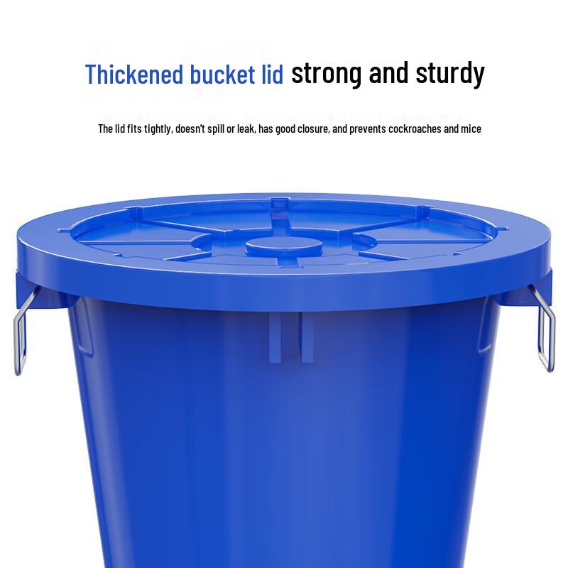 Thickened Plastic Storage Bucket with Lid