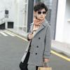 Children's Medium-Thick Wool Coats; Fall/Winter Boys' Quilted Wool Trench Coats