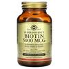 Biotin, 5,000 Mcg, 100 Vegetable Capsules
