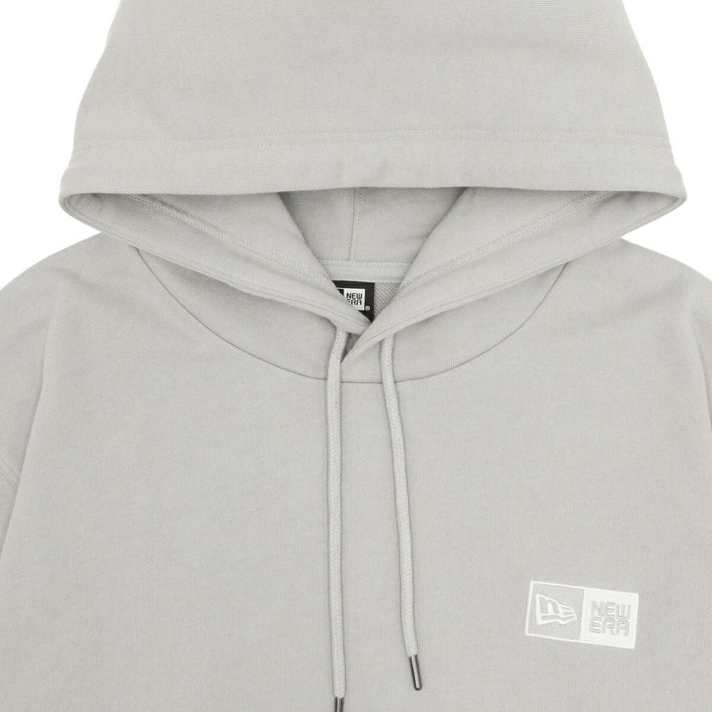 New Era XL Sweat Pullover Hoodie with Box Logo Medium Exclusive To ONSPOTZ Embroidery, Silver,