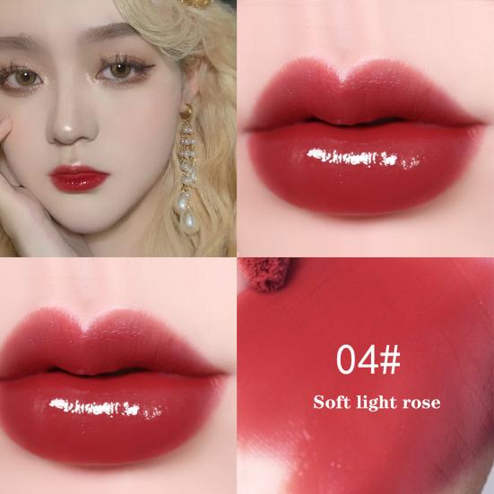 Glaze Lipstick Waterproof Non-sticky Cosmetic Colorful Summer Make Up Lipstick for Beauty