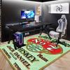 Verkrijgbaar in meerdere maten. J-Jack D-Daniels Bedrukte Yogamat, Woondecoratie, Woonkamer, Slaapkamer, Antislip Mat, Cadeau.
