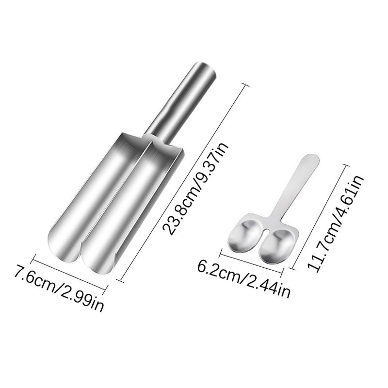 Stainless Steel Meatball Scoop Maker Meatball Shape Ball Maker Fish Ball Meatball Mold Shrimp Slider Croquette Mold Tool