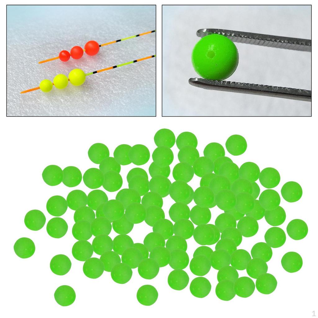 100 Indicators Ball Float Fly Fishing Buoy Bobbers Foam Buoyancy Strike Indicator