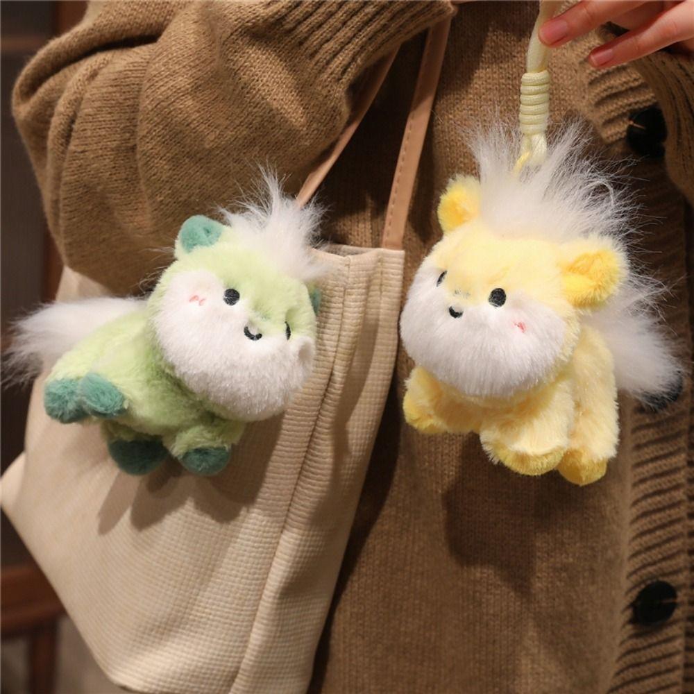 Kawaii Mini Horse Plush Dolls Cute Horse Plush Doll Toys Cartoon Horse Keychain Bag Pendant