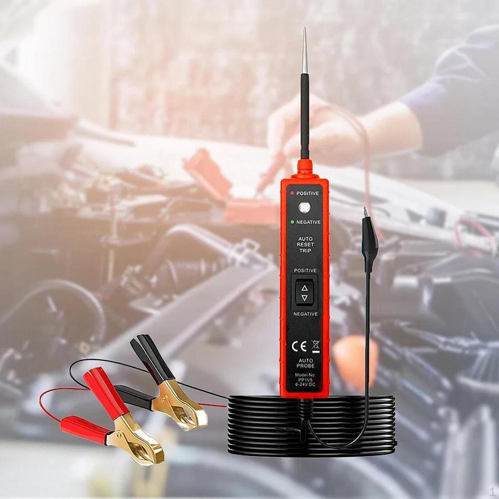 Automotive Circuit Tester DC Diode Resistance Versatile 6V-24V Heavy Duty Replace Power
