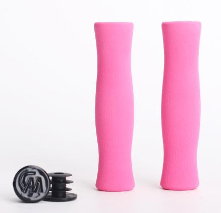 Cycling Bicycles Soft Handlebar Grip Shock Absorption Soft Handlebar Grip for Road Bike Mountain Bike светло-розовый