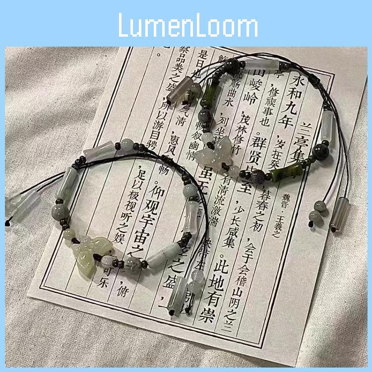 Exquisite Lighthued Handmade Bamboo Knot Bracelet Unique New Trend Chinese