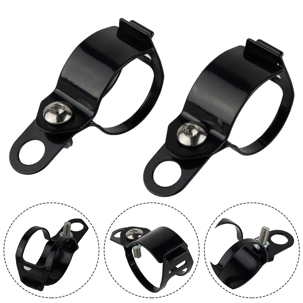 2pcs Signal Light Bracket Aluminum Alloy Black New