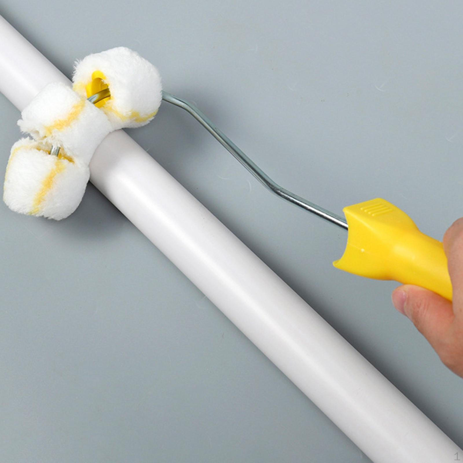 

Трубчатый малярный валик Изогнутая кисть Универсальный для труднодоступных мест Маленький с рамой Круглый