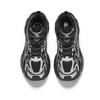 Anta Fashionable Comfortable Shock Absorbing Height Increasing Wear Resistant Low Top Dad Shoes Women Sneaker Black Silver 122618899-1