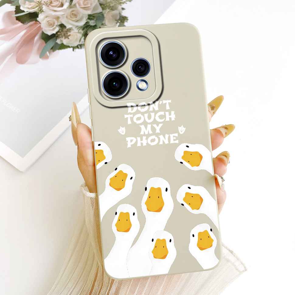 For Oppo Reno15 5G Case CPH2825 ilicone Back Cover For Oppo Reno 15C Reno15c 5G Cute Panda Cartoon Phone Cases Shockproof