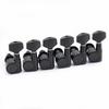 6Pcs Guitar Tuning Pegs Tuner Machine Heads Tuning Peg Machine Head No Mounting Holes Chrome-Gold-Black