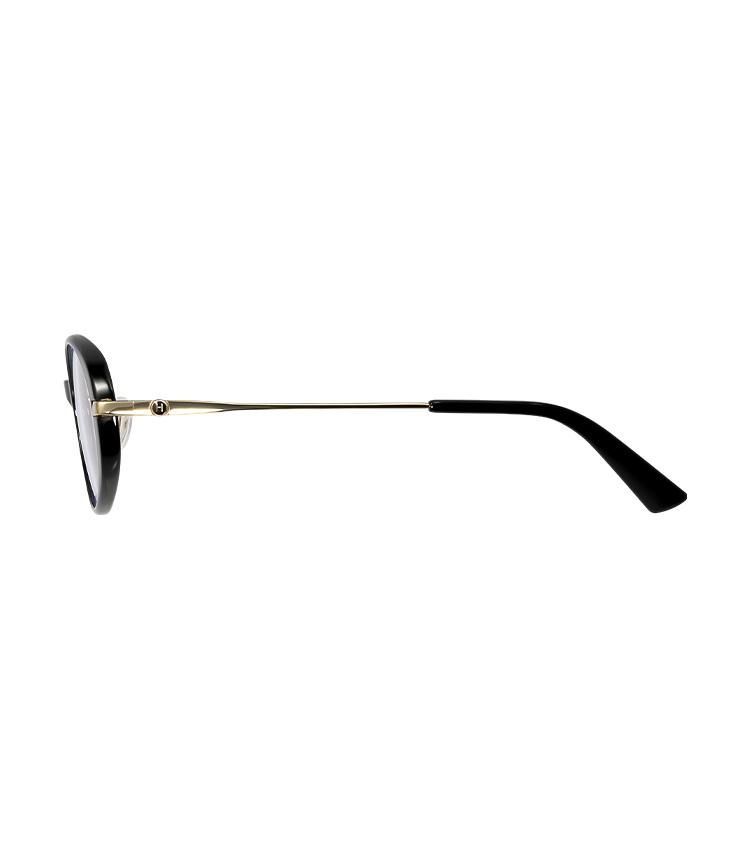 Heonteoaiweeo [Woman] Round Combination Clip-On Sunglasses - Black Htb27