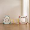 3 Pieces TwoSection Play Tent with Indoor Cloth Tunnel Young Child Playhouse for