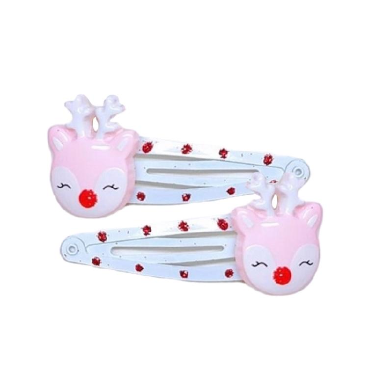 Popular Christmas Hair Clip Nonslip Strong Clip Christmas Theme Designs For Women and Child Everyday Hair Ornament 1Pair