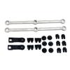 Nuovo Collettore di Aspirazione in Alluminio Flap di Turbolenza Bielle di Collegamento Kit di Riparazione Auto Per Mercedes Benz OM642 6420903237 6420907737