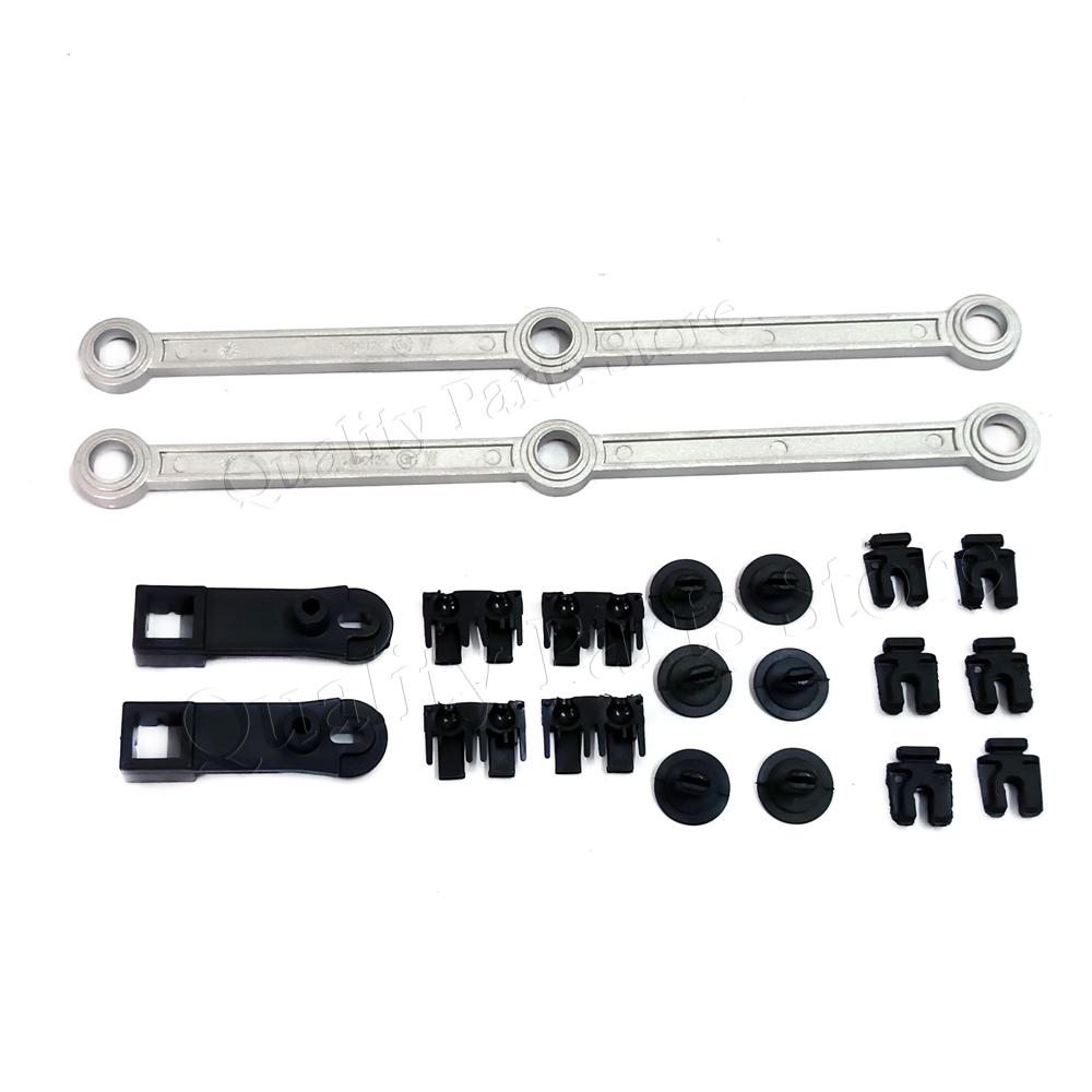 Nuovo Collettore di Aspirazione in Alluminio Flap di Turbolenza Bielle di Collegamento Kit di Riparazione Auto Per Mercedes Benz OM642 6420903237 6420907737