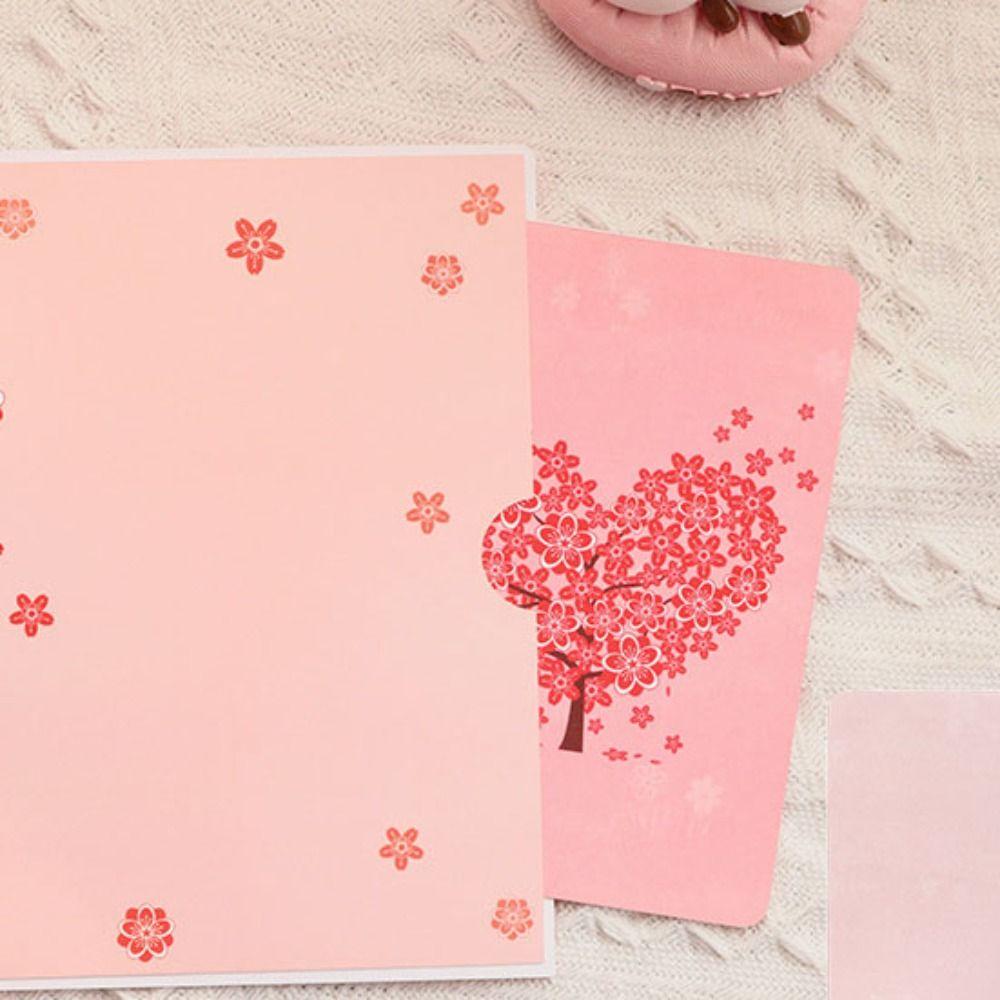 Handwriting Pop UP Greeting Cards Love Forever 3D Love Postcard Party Accessories