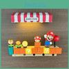 Ganchos de Parede Desenho Animado Super Mario Bros Com Luz de Carregamento Sem Fio Para Organizador de Armazenamento de Entrada