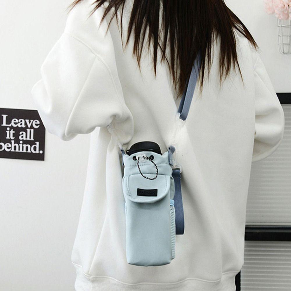 Waterproof Crossbody Water Bottle Purse Multi-functional Water Bottle Sling Bag  Picnic