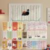 Short Door Curtain Irregular Door Window Curtains Short Curtain Cabinet Wardrobe Dust-proof Cover Home Kitchen Supplies
