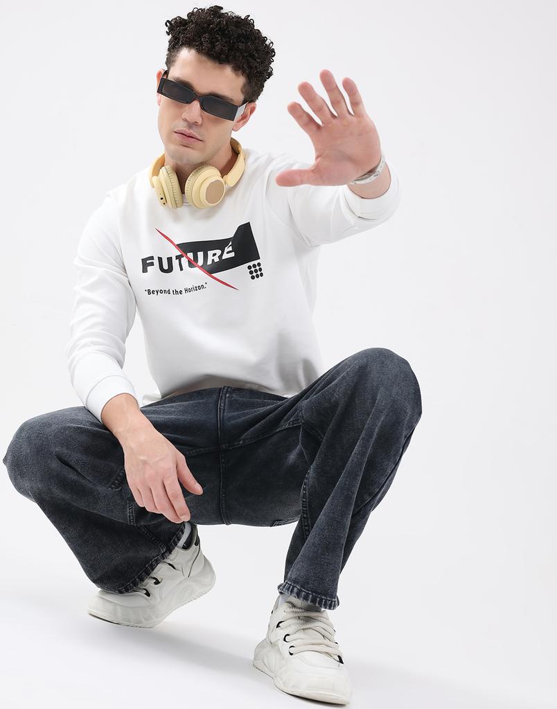 Rock it Men Round Neck Full Sleeve Sweatshirt