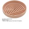 Silicone Pet Slow Feeding Bowl Anti-Choking Non-slip Easy Clean Slow Down Eating Puzzle Feeder for Medium Large Breed Dogs Cats