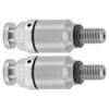 2pcs M5x0.8 Aluminium Alloy Fork Air Bleeder Pressure Relief Valve Replacement for CRF150R CR125R CR250R CRF250R Silver