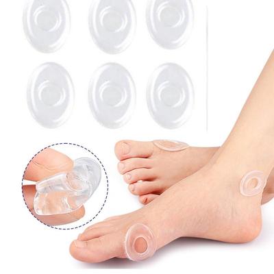 12/24pcs Super Soft Foot Protector Gel Callus Pads Foot Corn Sticker Reduce Rubbing Health Care Pain Relief Patch Reusable Foot Tool