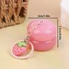 1Pcs 5g Mini Empty Plastic Lip Mask Jars With Keychain Pendant Lip Balm Cans Cream Lip Balm Containers Lipstick Makeup Container