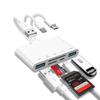 5-in-1 USB 3.0 Lightning Typ C SD TF-Kartenleser-Adapter für iPhone iPad MacBook Samsung Android Kameras Andere Geräte