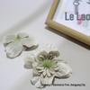 Golden Thread Flying Swallow Fabric Flowers for DIY Home, Cake Décor & Hair Accessories