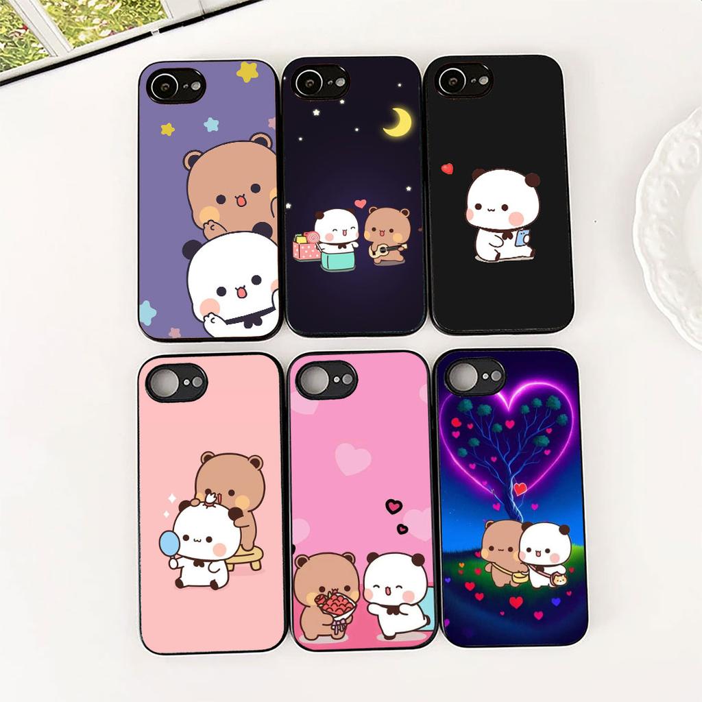 BUBUs DUDUs Silicone Cover for Apple iPhone 16 14 15 Plus 11 Pro Max 16E ProMax + 15Plus 16+ 14+ Coque Phone Case