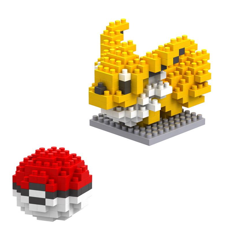 75 Style Building Blocks Assembly Anime Picachu Charizard Doll Blastoise Bulbasaur Gengar Bricks Figures Toy for Kid Gift