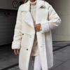 Winter Fashion Vintage Faux Fur Suede Long Jacket Women Oversized Lapel Teddy Coat  Thick Warm Lamb Wool Jacket Women Casual  Outerwear