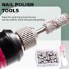 Small Sanding Bands for Nails Drill Nail Sanding Drill Bits Set 80/120/150/180/240 Grits Nail Sanding File for Nail