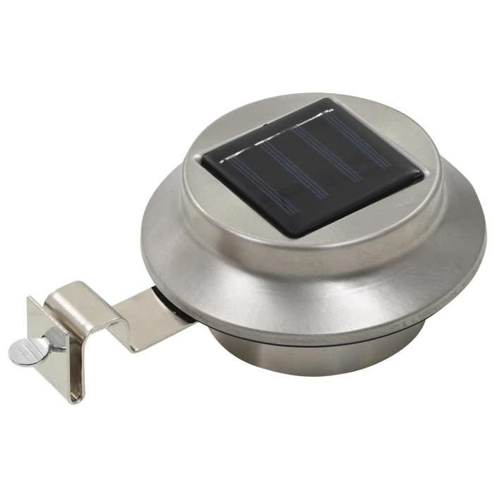 Lampe solaire - vidaXL - Ronde - 12 cm - 6 pcs - LED Blanc