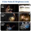 Comfortable Silicone Neck Lamp 3 Lighting Option USB C Fast Charge 2 Hours For Technicians Creators Readers Hiking Use