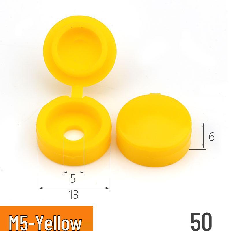 Thickened Decorative Self-tapping Screw Cap M4M5 - Plastic Protective Hole Plug for Furniture
