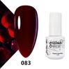 GELPOLISH Nail Art Set: Base, Top Coat, Transparent & White Gel Polishes
