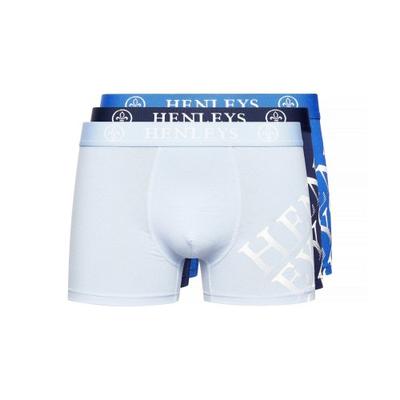 Męskie bokserki Henleys Trunks (Pakiet 3)