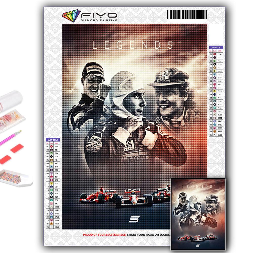 

Алмазная картина F1 Гонщик Алмазная мозаика Ремесло Алмазная вышивка Картина