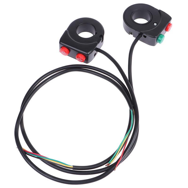 Motorcycle ATV 22mm Handlebar Horn And Headlight Combination Switch Button Motor Switches Turn Signal Modification Accessories