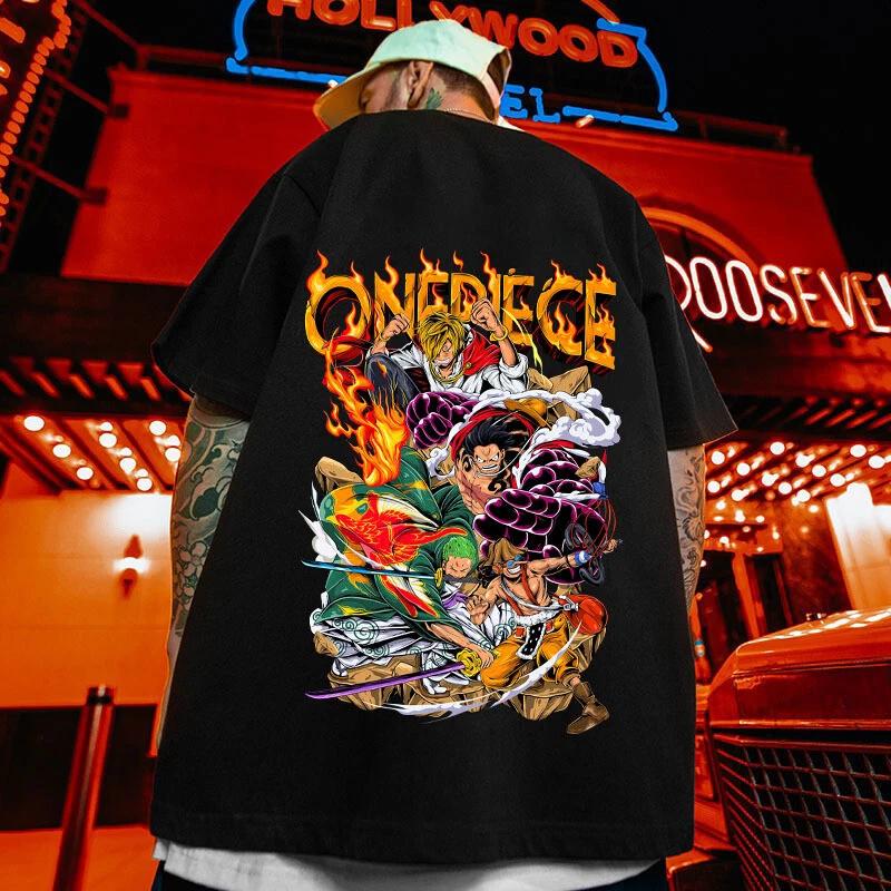 

One Piece Luffy Anime Manga T-Shirt Tee Costumes 100% Cotton Cotton Unisex 3XL